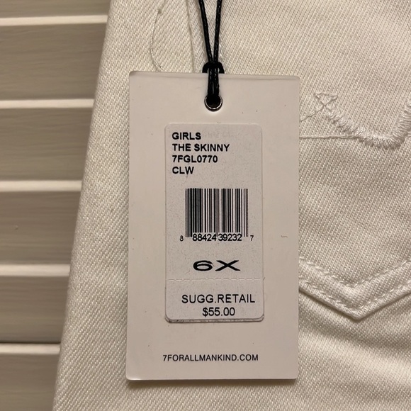 33. 7 For All Mankind Super Skinny Jeans in Clean White - Picture 12 of 17